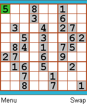 Mobile Sudoku (Matt Parker)