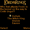 The Lord of the Rings Trivia